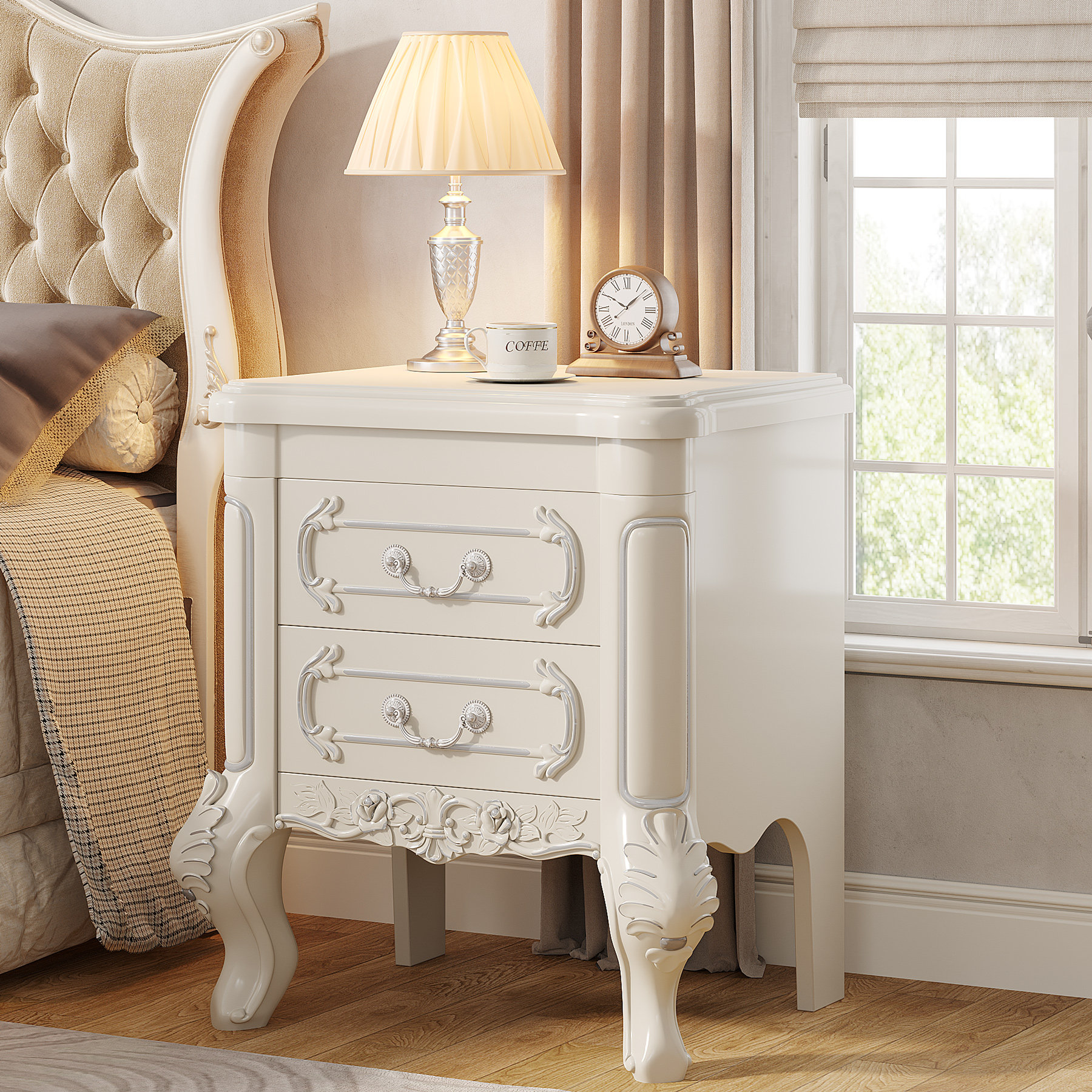 Ophelia & Co. Jabori Nightstand & Reviews | Wayfair Ophelia & Co. Jabori Nightstand & Reviews | Wayfair